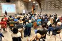 Etwa 80 Menschen kamen am 26. September zum öffentlichen Zukunftsforum in die Weberei, um von den Ergebnissen des Bürgerrats zu hören. (c) Michael Tietz